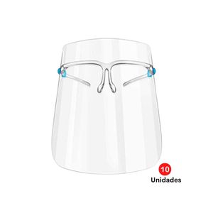 PROTECTOR FACIAL TIPO LENTE 10 UNIDADES