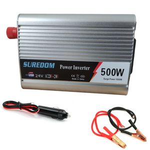 Inversor De Corriente Para Auto De 24v A 220v Usb 500w SUREDOM