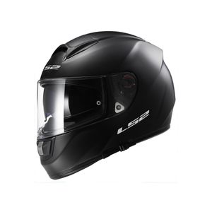 Casco de Moto Para Adulto Unisex LS2 Single Mono FF352 Talla L Negro Brilloso
