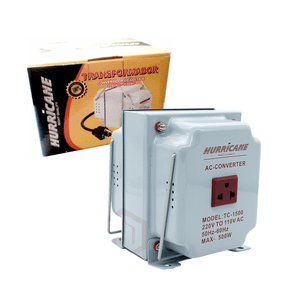 Transformador Hurricane TC-100 100w, 220-110V, toma universal