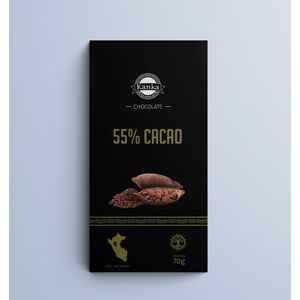 Chocolate Kanka al 55- de cacao en barra de 70 gramos