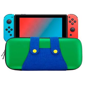 Estuche para Nintendo Switch y Oled Rígido Eva Luigi Verde/Azul