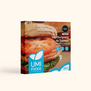 Hamburguesa De Salmon Cj  X 360 Gr