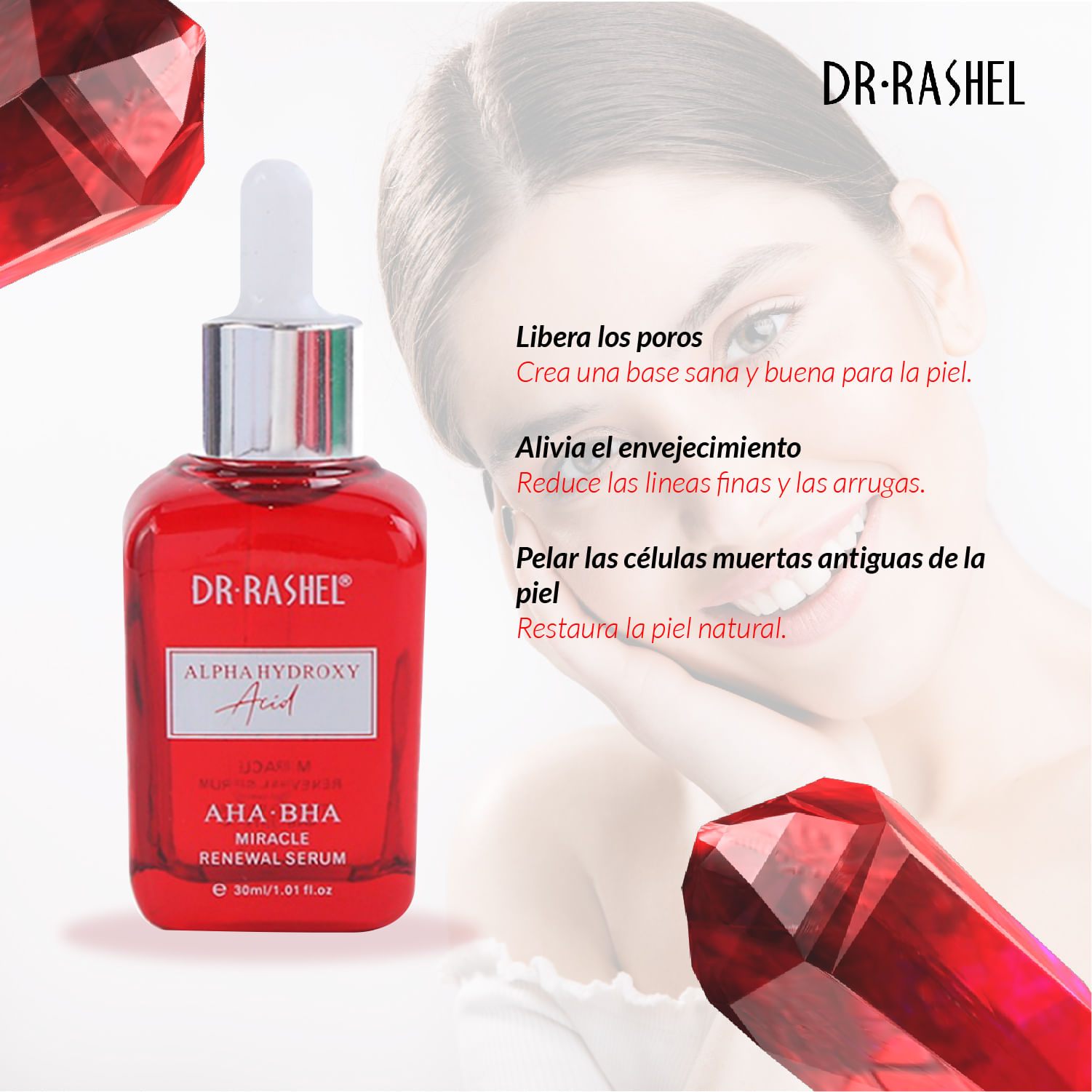 Crema And Serum Rejuvenecimiento Alpha Hydroxy Acid Aha Bha Dr Rashel Diners Club Mall 3870