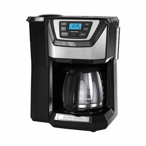Cafetera Electrica, Para 12 Tazas, Cm5000gd, Vajilla, Negro, Marca Black & Decker