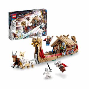 LEGO MARVEL, The Goat Boat 76208  Coleccionable 5 minifiguras para niños (564 piezas), MARCA LEGO