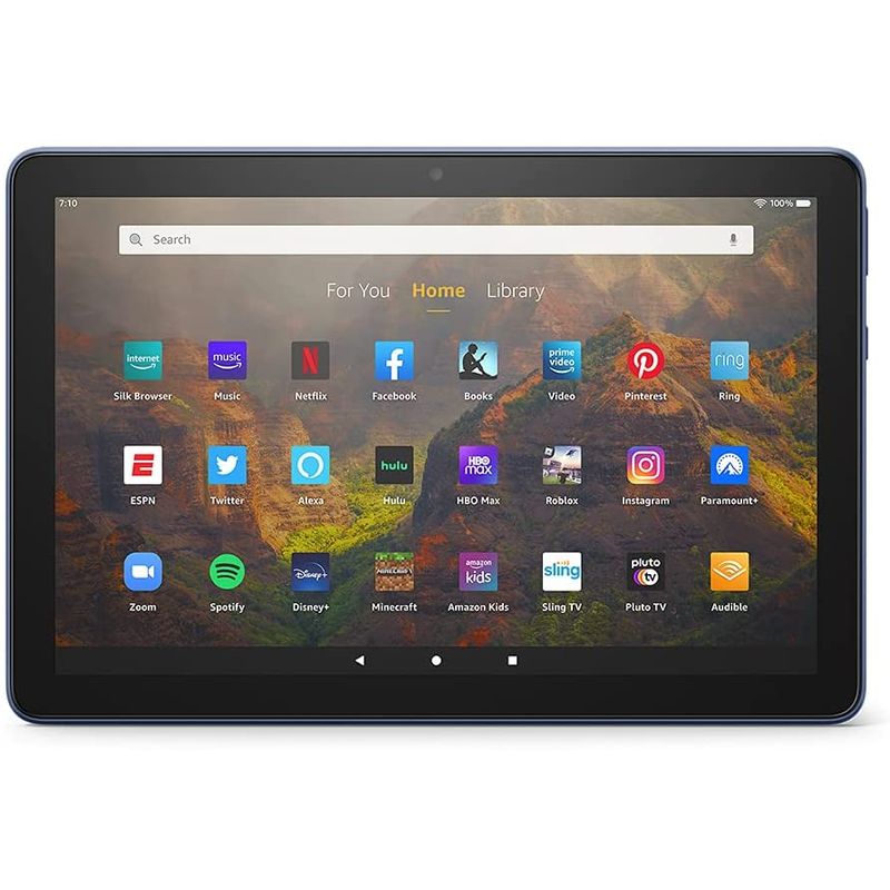Tablet Fire HD 10, pantalla de  pulgadas, 1080p Full HD, 64 GB, último  modelo (lanzamiento 2021), Mezclilla