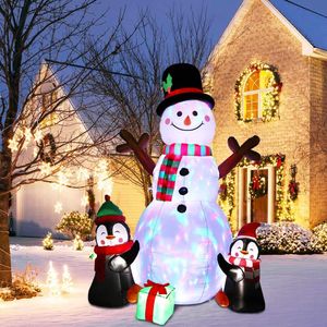 OurWarm Decoraciones inflables de Navidad de 6 pies, decoraciones de Navidad al aire libre