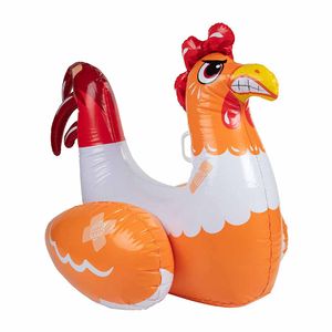 JUEGO DE PISCINA Juego de 2 flotadores inflables para piscina con diseño de gallos de pelea