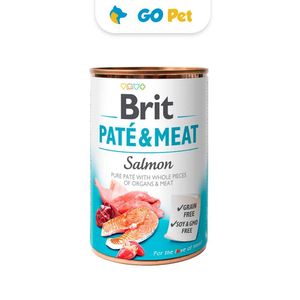 Brit Pate & Meat Salmon 800 Gr - Salmón