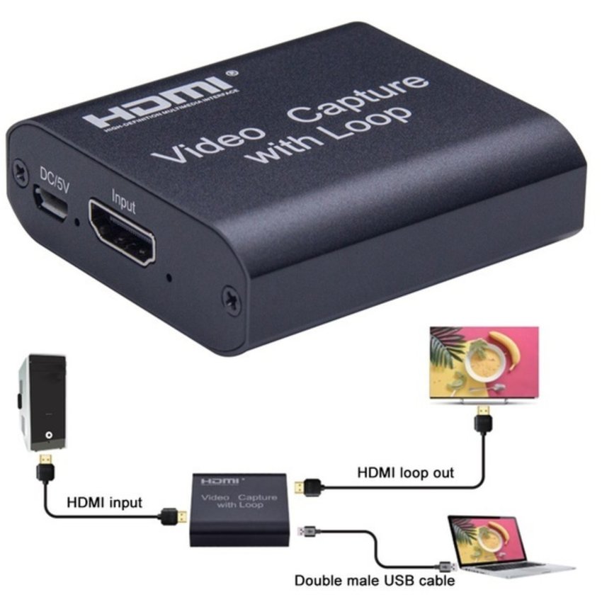 Ripley - CAPTURADORA DE VIDEO HDMI USB 3.0 WITH LOOP OUT 4K 2K