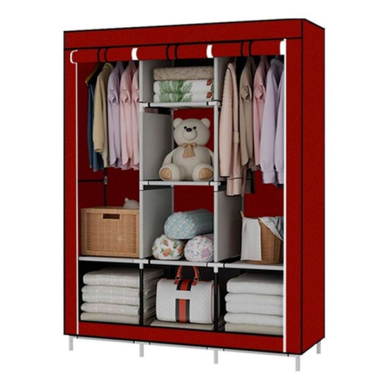 Ropero Perchero Organizador Armario Closet Armable 3 Cuerpos con