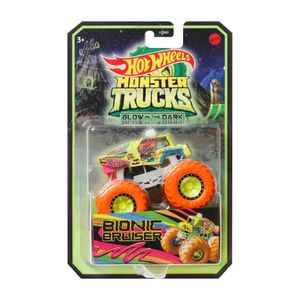 Hot Wheels Monster Trucks Glow Bionic Bruiser