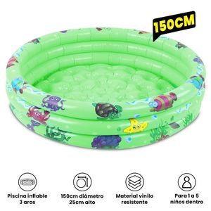 Piscina Niños - Baby Amusement Pool 150 cm Verde