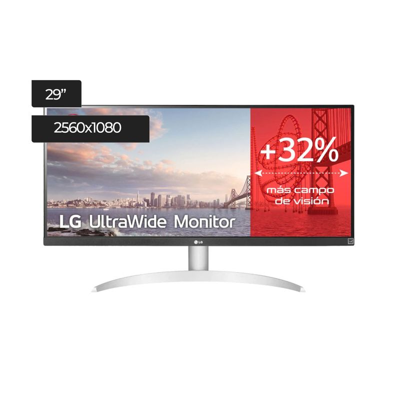 Monitor LG Ultra Wide 29Wq600-W 29 Pulgadas - Blanco | Diners Club