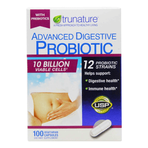 Suplemento Probioticos Trunature Advanced Digestive Probiotic x 100 Capsulas