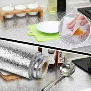 Papel de aluminio cocina pegatina autoadhesiva impermeable papel tapiz - copy