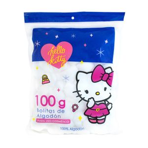 Hello Kitty Bolitas de algodón 100gr X6