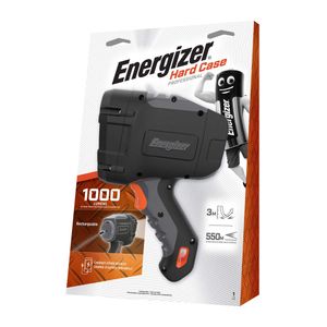 Linterna led Energizer 1000 lum, hard case, recargable