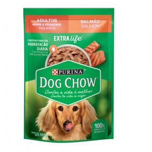 Dog Chow Adultos Minis y Pequeños con Salmón 100 g