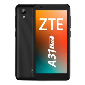 Celular ZTE A31 Lite 32GB, 1 GB ram, cámara princial 8 MP, frontal 5MP, 5", Quad-Core, dual sim, gris