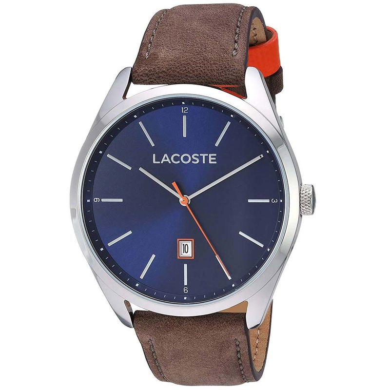 Reloj Lacoste San Diego 2010910 Fecha Acero Inox Correa Cuero