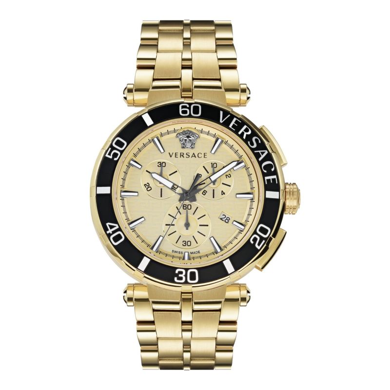 Reloj versace hombre online dorado