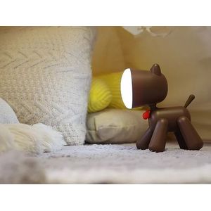 Lámpara Perrito-Marrón