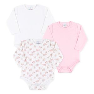 Body Algodón Bebé niña Pack x3 Combo 3