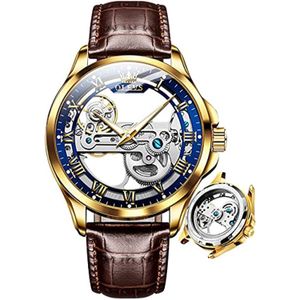 Reloj de Lujo Olevs Gx-G6661Zp-Jl para Hombre en Marrón