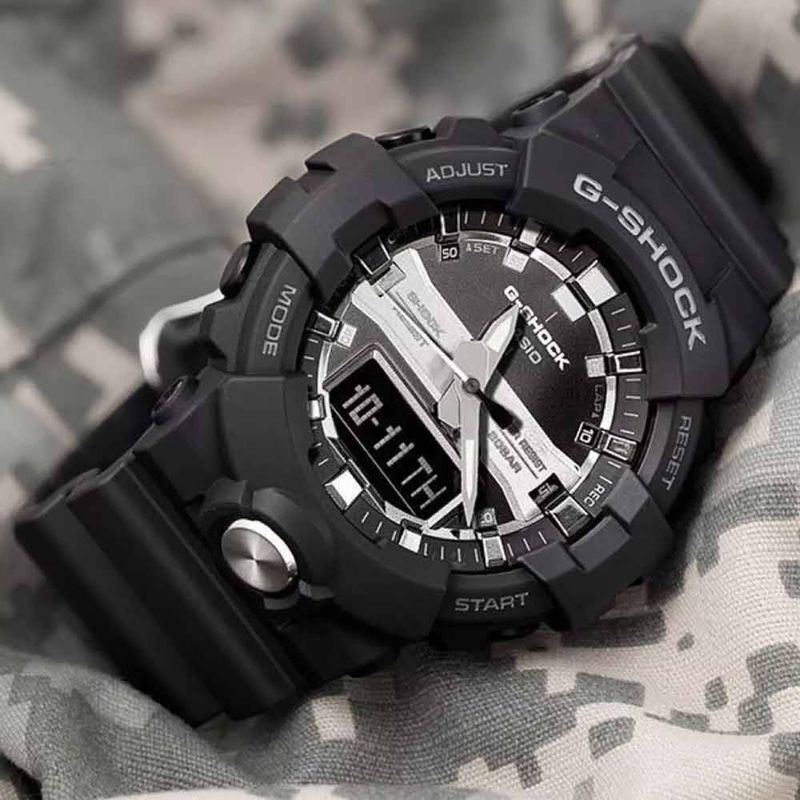 Reloj Casio G-Shock GA810MMA-1A Para Hombre Digital Analógico Luz  Automática Acuático Negro Plateado