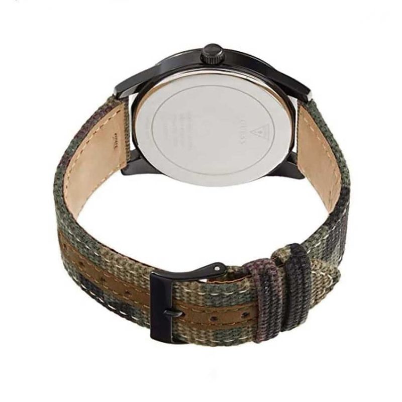 Reloj Guess Perry U1329G1M Acero Negro Correa de Nailon Camuflado