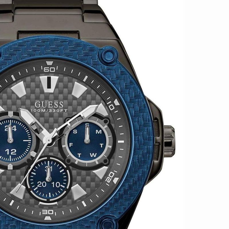 Reloj Guess Legacy W1305G3 Multifuncional Acero Inoxidable Negro Azul