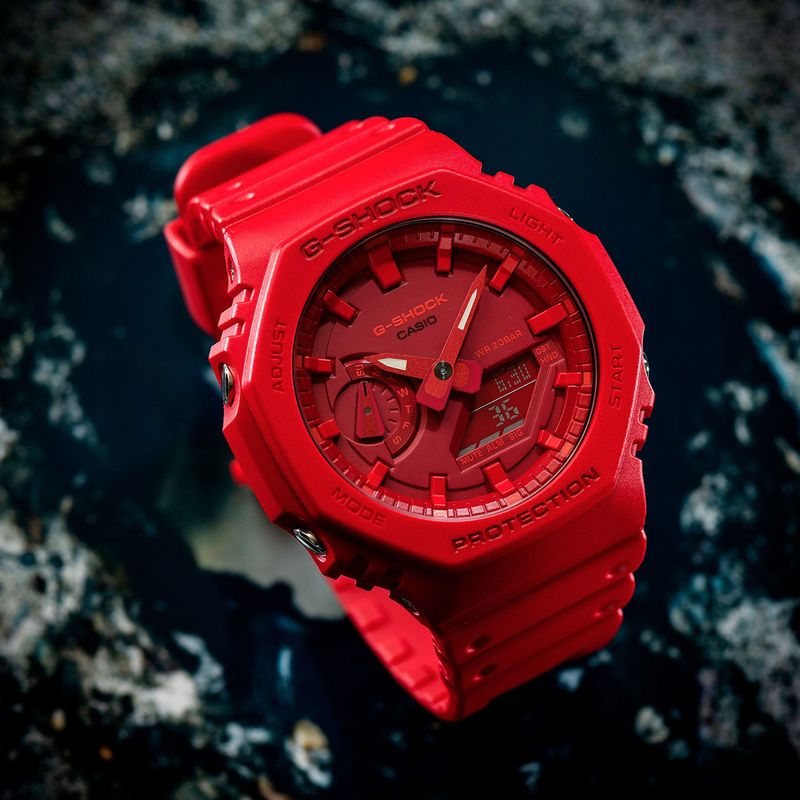 Reloj discount casio rojo