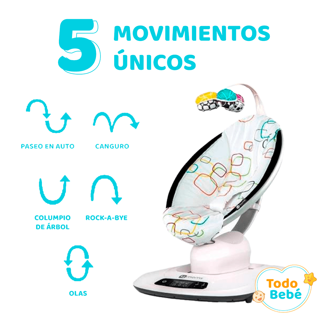 Silla Mecedora Mamaroo de Bebe Bluetotth 4moms