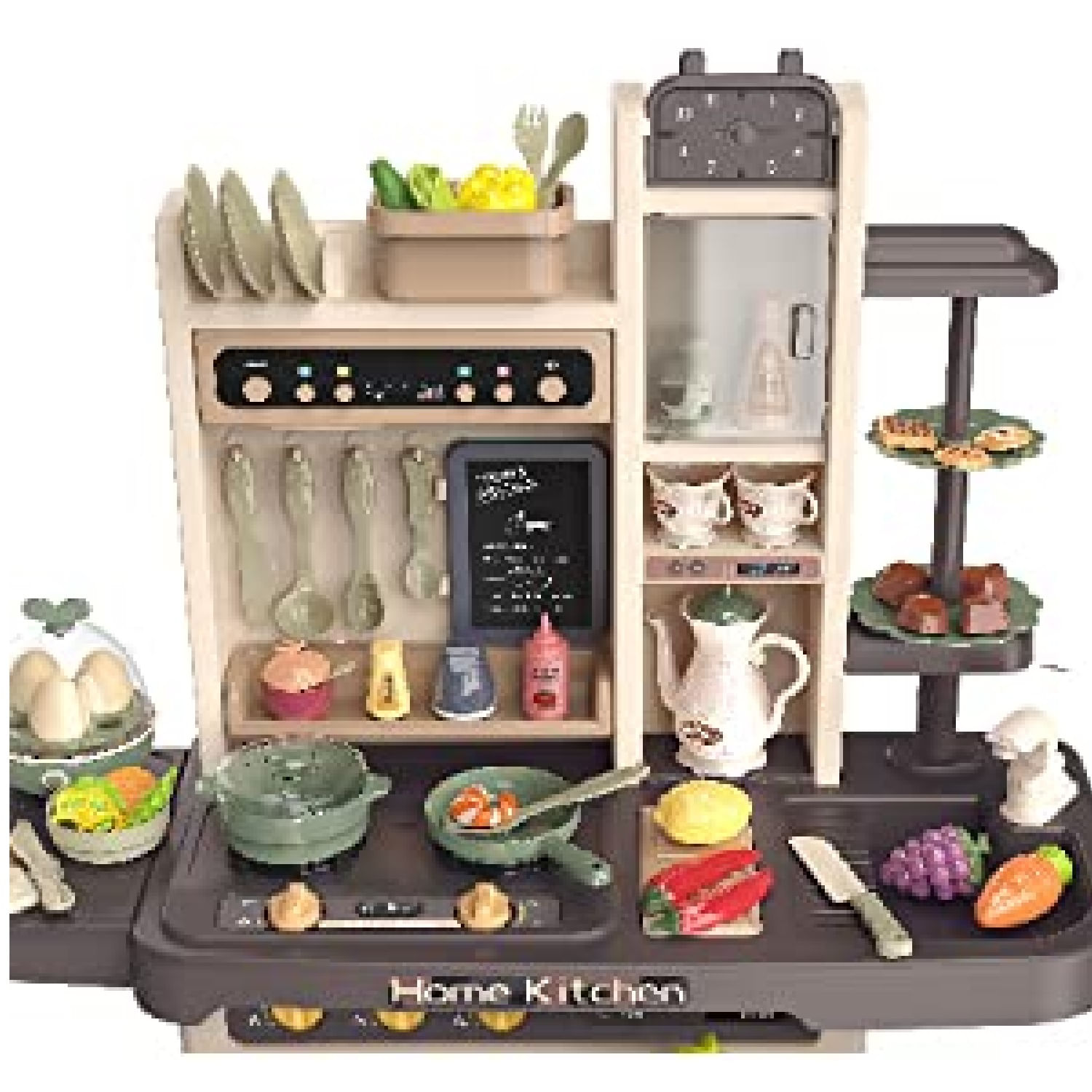 Cocina de juguete para niños modelo Mist Kitchen 65 accesorios Pote