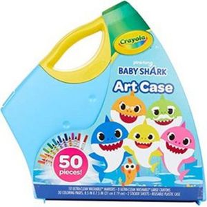 Crayola Baby Shark Set Artístico para Colorear 50pzs