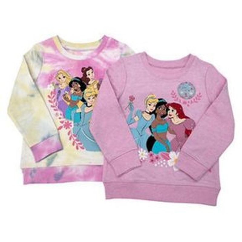 2 Pack Sweater o Polera ni as Princesas Disney