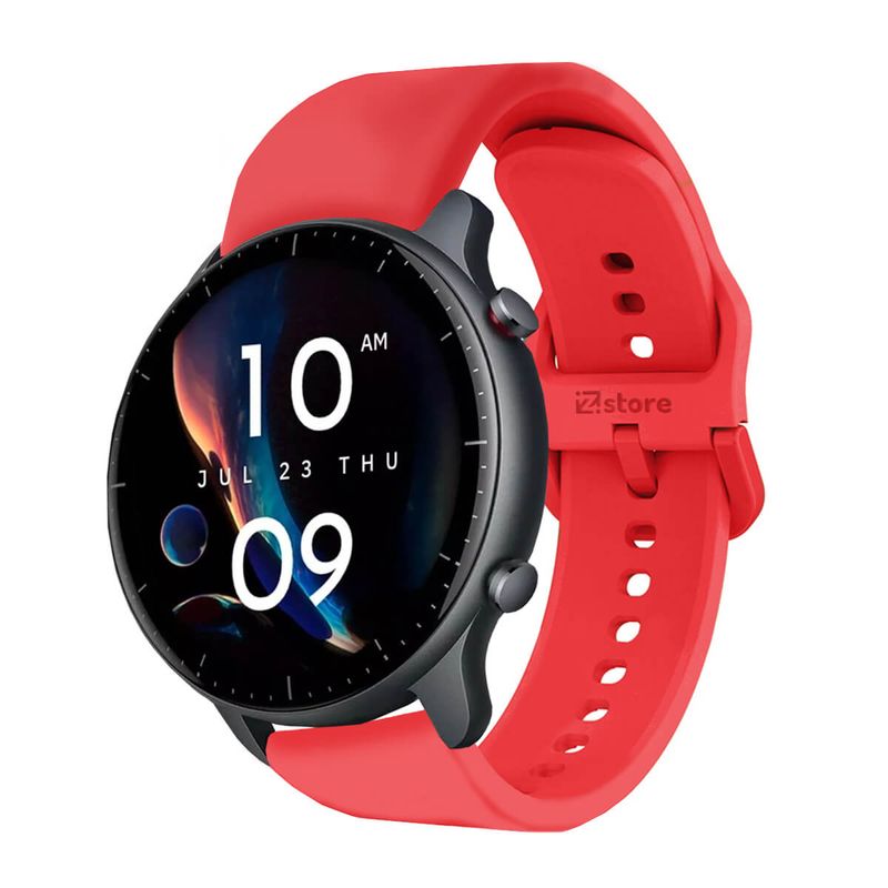 Correa Compatible Con Xiaomi Watch S1 Active Rojo Evilla 22mm