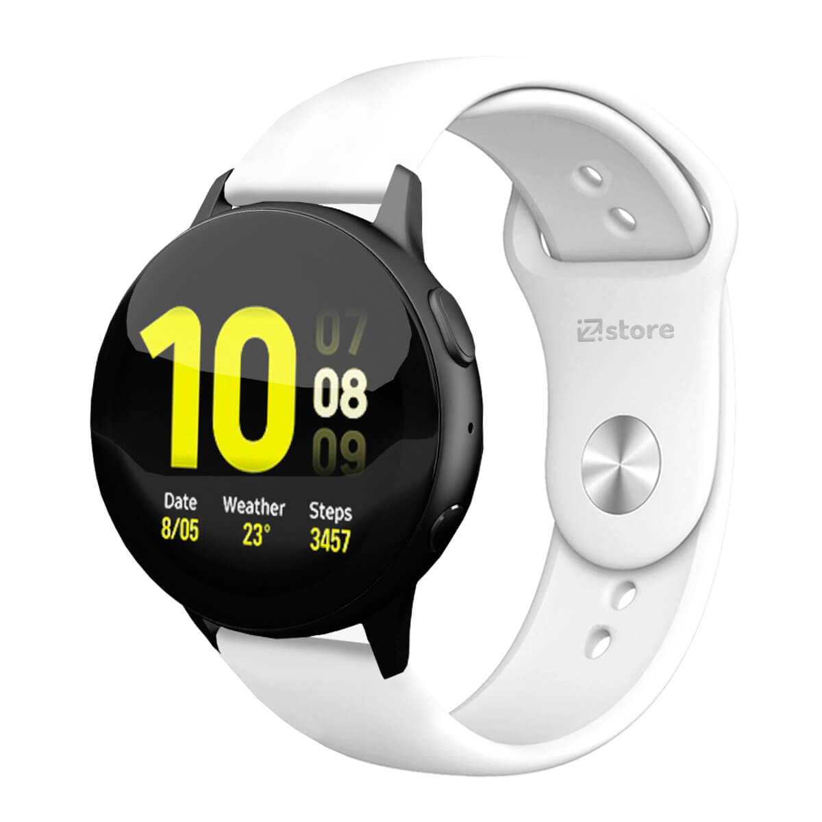 Correa Compatible Con Amazfit GTS3 Blanco Broche 20mm GENERICO