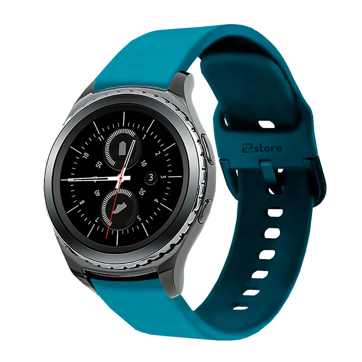 Correa Compatible Con Amazfit GTS 2 Azul Turqueza Hebilla 20mm GENERICO