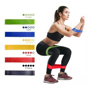 BANDAS ELASTICAS LARGAS DE MUSCULACIÓN SET X 5 UND