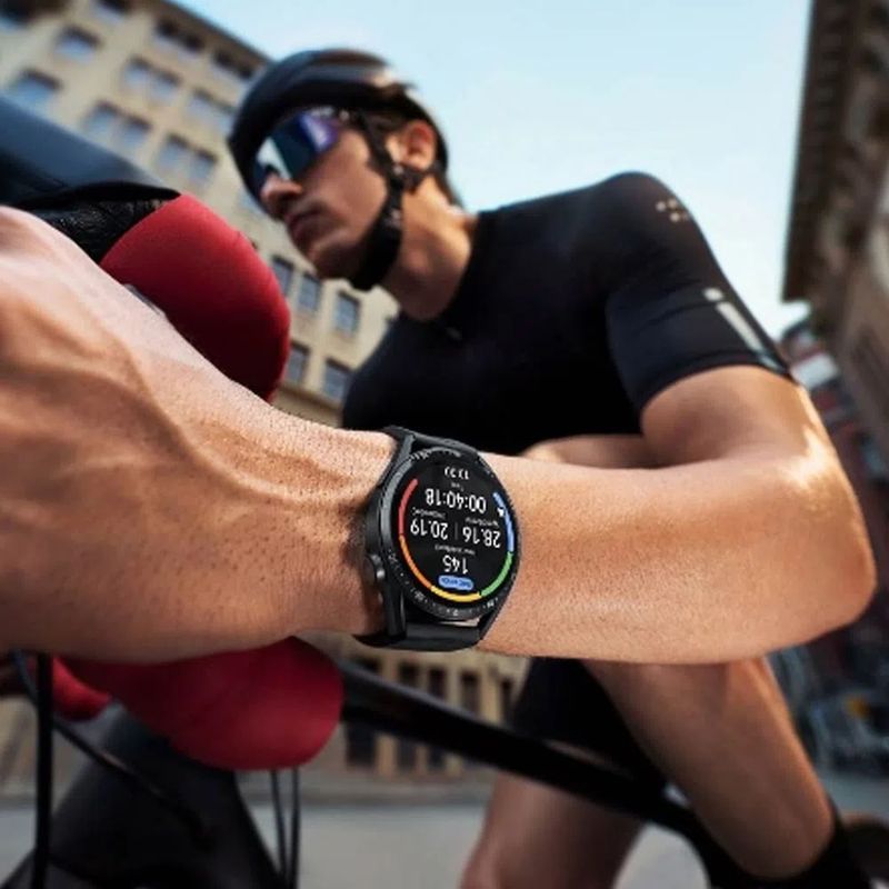 Smartwatch Huawei GT3 Active, gps, resistente al agua, máx. 14 días,  llamadas, +100 modos deportivos, 1.43, negro - Coolbox