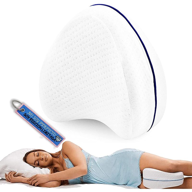 Almohada Ortopédica para Piernas y Rodillas Memory Foam + Funda