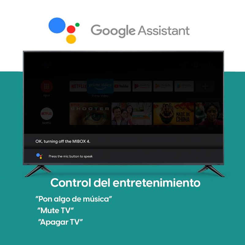 Convertidor a smart TV Xiaomi Mi TV Stick Full HD, 8GB, 1GB ram + control  remoto con Google Assistant Android TV - Coolbox