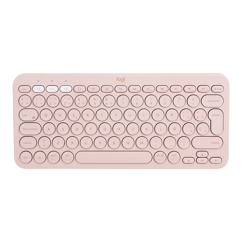 Teclado inalámbrico Logitech K380, bluetooth, multidispositivo, usa pilas,  layout español, negro - Coolbox