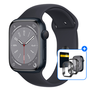 Apple Watch Series 8 [GPS 45mm] + Case + Screen Protector