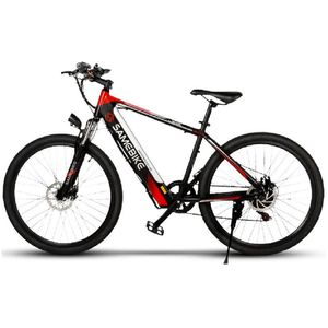 Bicicleta Eléctrica SAMEBIKE Montañera Aro 26 - Negro - copy