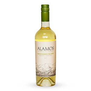Vino blanco Álamos sauvignon blanc, Argentina.