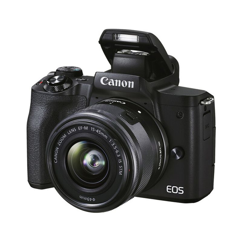 Camara Canon EOS M50 Mark II + 15-45mm + Adaptador Canon Montura M (Gratis:  Estuche + Mem.64GB)